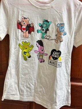New! Care Bears Universal Monsters T-Shirt, Size M